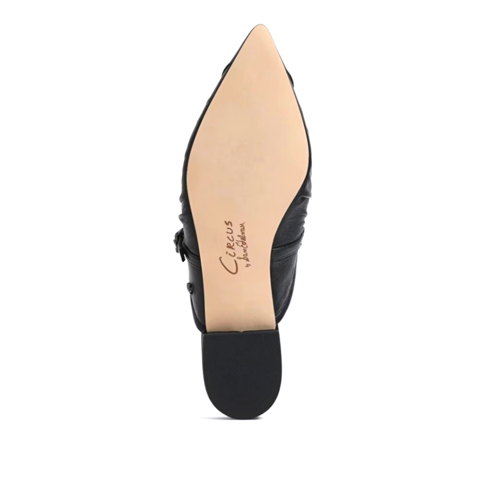 Circus by Sam Edelman Black Leather Women's Pointed Toe Strappy Mules Size 10 - Picture 6 of 6